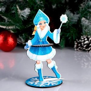 Laser Cut Russian Snow Maiden Napkin Holder