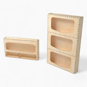 Laser Cut Sandwich Bag Organizer Vector