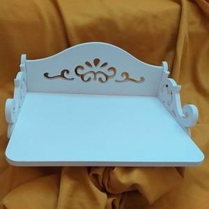 Laser Cut Set Top Box Wall Shelf