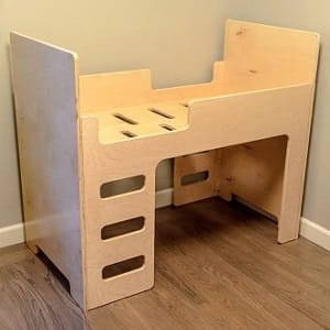 Laser Cut Simple Elegant Toddler Bed