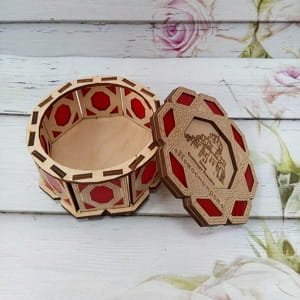 Laser Cut Small Trinket Jewelry Box