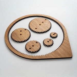 Laser Cut Spirograph Drawing Kit for Creative Geometry Shapes