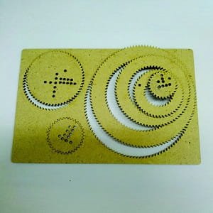 Laser Cut Spirograph Drawing Tool Set