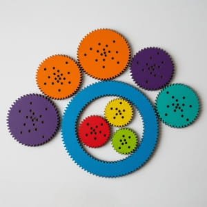 Laser Cut Spirograph Drawing Toy Set Creative Geometric Gear Design
