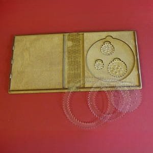 Laser Cut Spirograph Geometric Drawing Set with Packaging Box