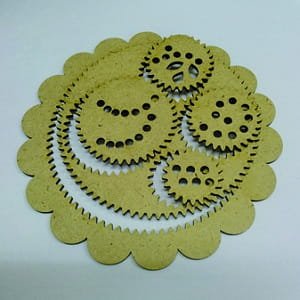 Laser Cut Spirograph Geometry Drawing Tool Kit