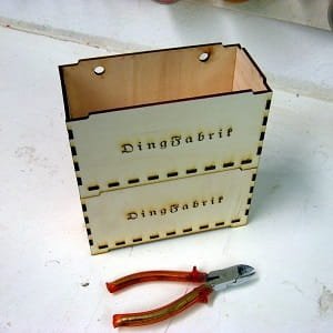 Laser Cut Stackable Tool Storage Box
