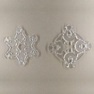 Laser Cut Star Wars Snowflakes Porgs for Christmas Decor Vector