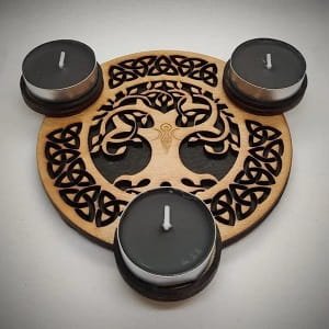 Laser Cut Tree of Life Candle Holder