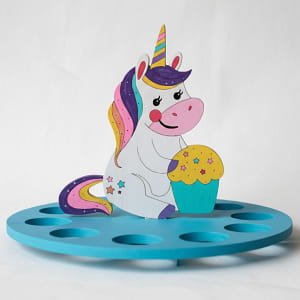 Laser Cut Unicorn Easter Egg Display Stand