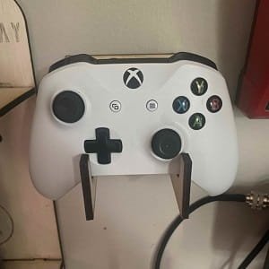 Laser Cut Wall Mounted Game Controller Holder