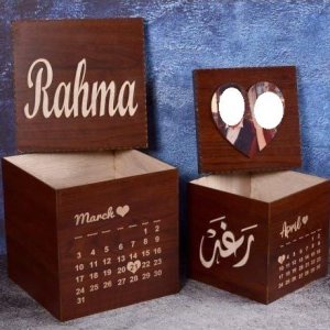 Laser Cut Wedding Keepsake Box Vector