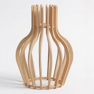 Laser Cut Wooden Hanging Lampshade
