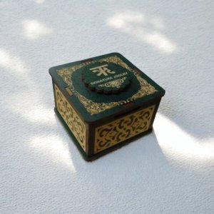 Laser Cut Wooden Jewelry Box Vector