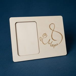 Laser Cut Wooden March 8 Photo Frame | Women’s Day Gift