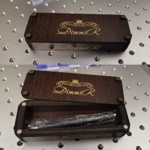 Laser Cut Wooden Pen Case Gift Box