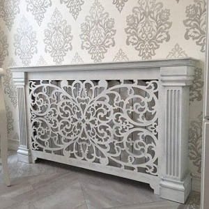 Laser Cut Wooden Radiator Cover | Decorative Interior Panel