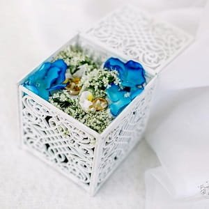 Laser Cut Wooden Ring Bearer Box