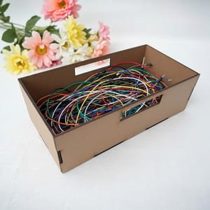 Laser Cut Wooden Storage Box with Handles