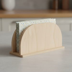 Laser Cut Wooden Tissue Paper Holder