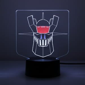 Laser Engraved Mazinger Z Robot Acrylic Night Light