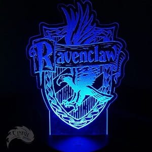 Laser Engraved Ravenclaw House Crest 3D Illusion LED Lamp