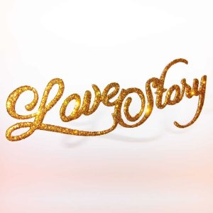 Love Story Lettering Art Decor for Valentines Day Laser Cut DXF File