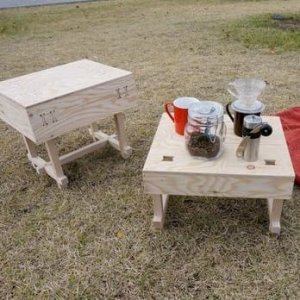 Low Picnic Table and Stool Laser Cut File