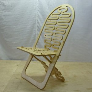 Lumberest Folding Chair Laser Cut File