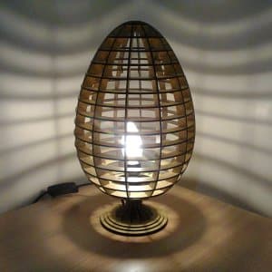MDF Table Lamp Shade Template Laser Cut File