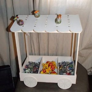 Mini Candy Cart for Kids Party Laser Cut File