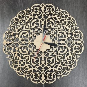 Modern Contemporary Wall Clock Design Laser Cut File