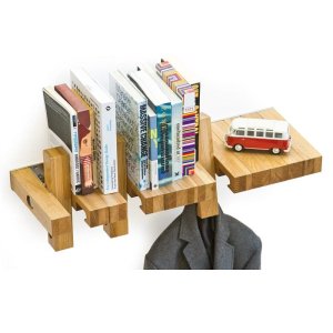 Multifunctional Bookshelf with Hanger Laser Cut File