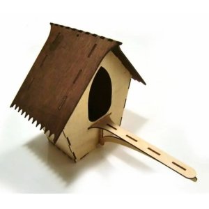 Plywood Birdhouse for Balcony Laser Cut File