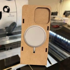 Plywood Iphone 13 Wireless Charging Stand Laser Cut File