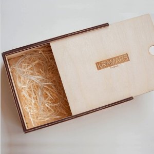 Plywood Sliding Lid Packaging Box Laser Cut File
