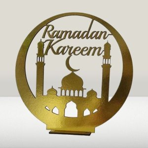 Ramadan Kareem Table Stand Decor Laser Cut File