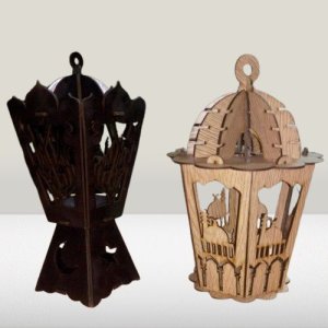 Ramadan Mosque Lantern Two Designs Laser Cut File