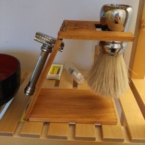 Shaving Machine and Brush Stand Laser Cut File