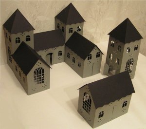 Small Wooden Toy Castle Laser Cut File