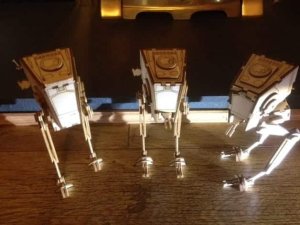 Star Wars Space Walker Transport 3D Puzzle Model Laser Cut File