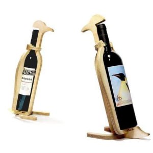 Tabletop Penguin Wine Holder Laser Cut File