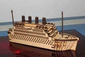 Titanic Ship Laser Cut 3D Wooden Puzzle Model Kit