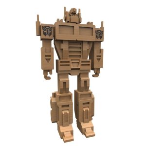 Transformers Optimus Prime 3D Wooden Puzzle Laser Cut File