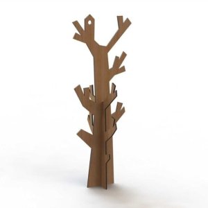 Tree Coat Stand for Kids Laser Cut File
