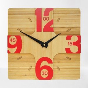 Unique Design Wooden Wall Clock Laser Cut File
