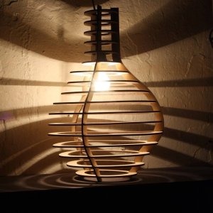 Unusual Parametric Lamp shade Laser Cut File