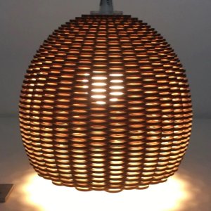 Wavy Ceiling Lampshade Laser Cut File