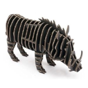 Wild Boar 3D Puzzle Layout Laser Cut File