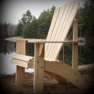 Wood Adirondack Chair Laser Cut File